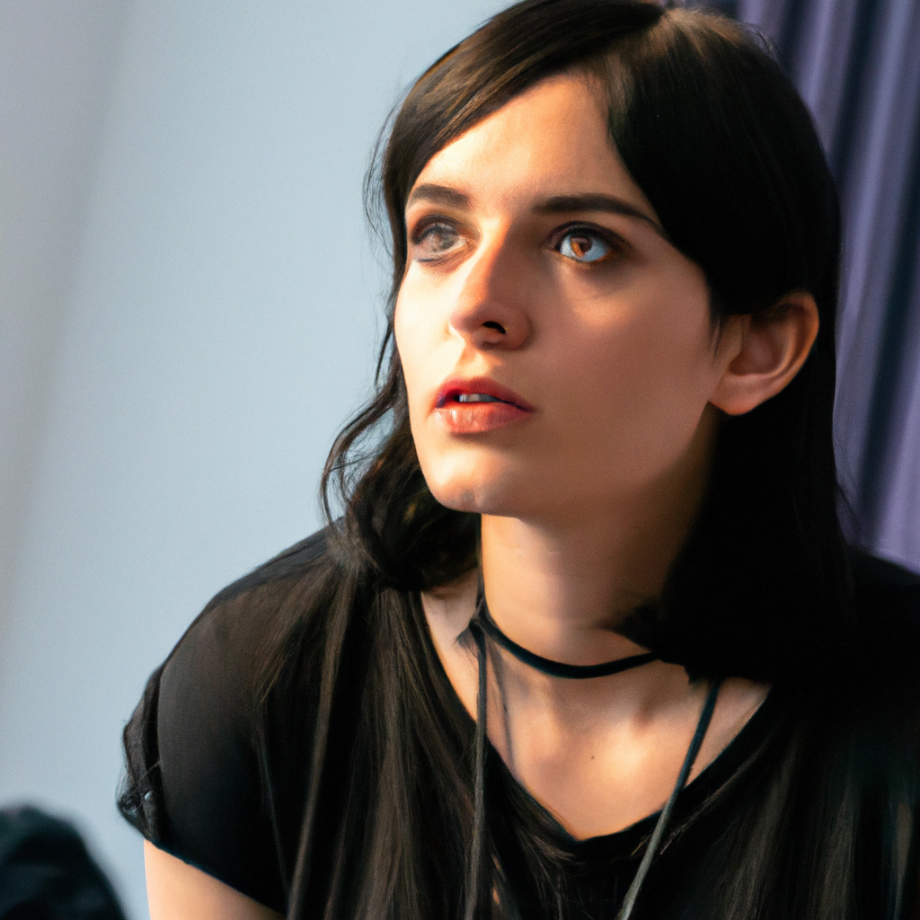 Sofía, producción, retrato en localización con equipo